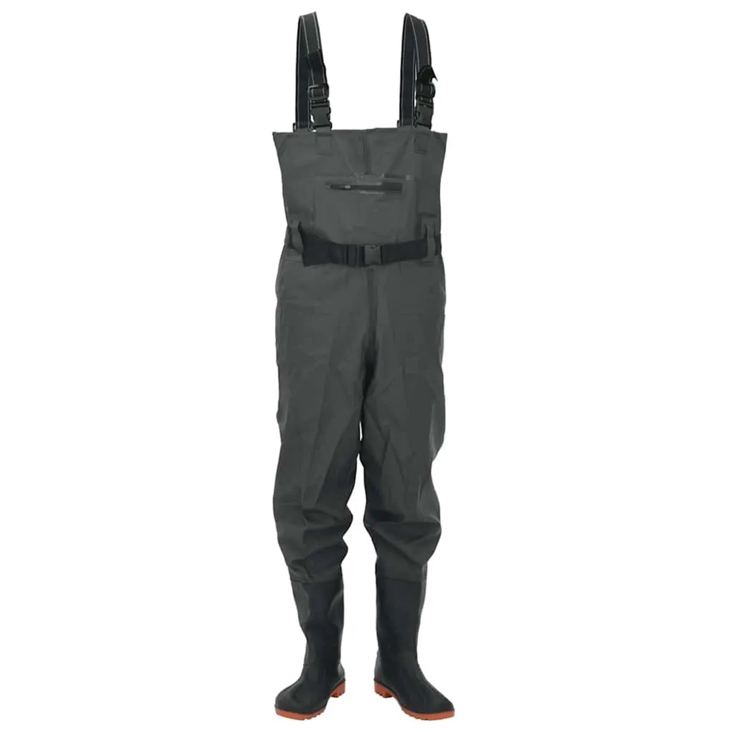 vidaXL Wathose mit Stiefeln und Gürtel Dunkelgrün Größe 38 4016990_2