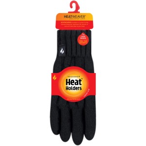 Heat Holders Handschuhe Damen S/M Schwarz, Thermohandschuhe für kalte Tage.