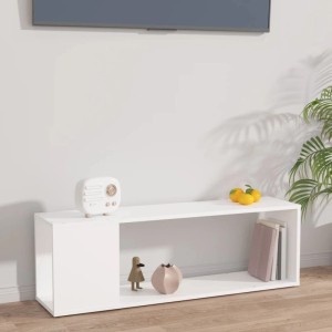 vidaXL TV-Schrank Weiß 100x24x32 cm Holzwerkstoff 809161