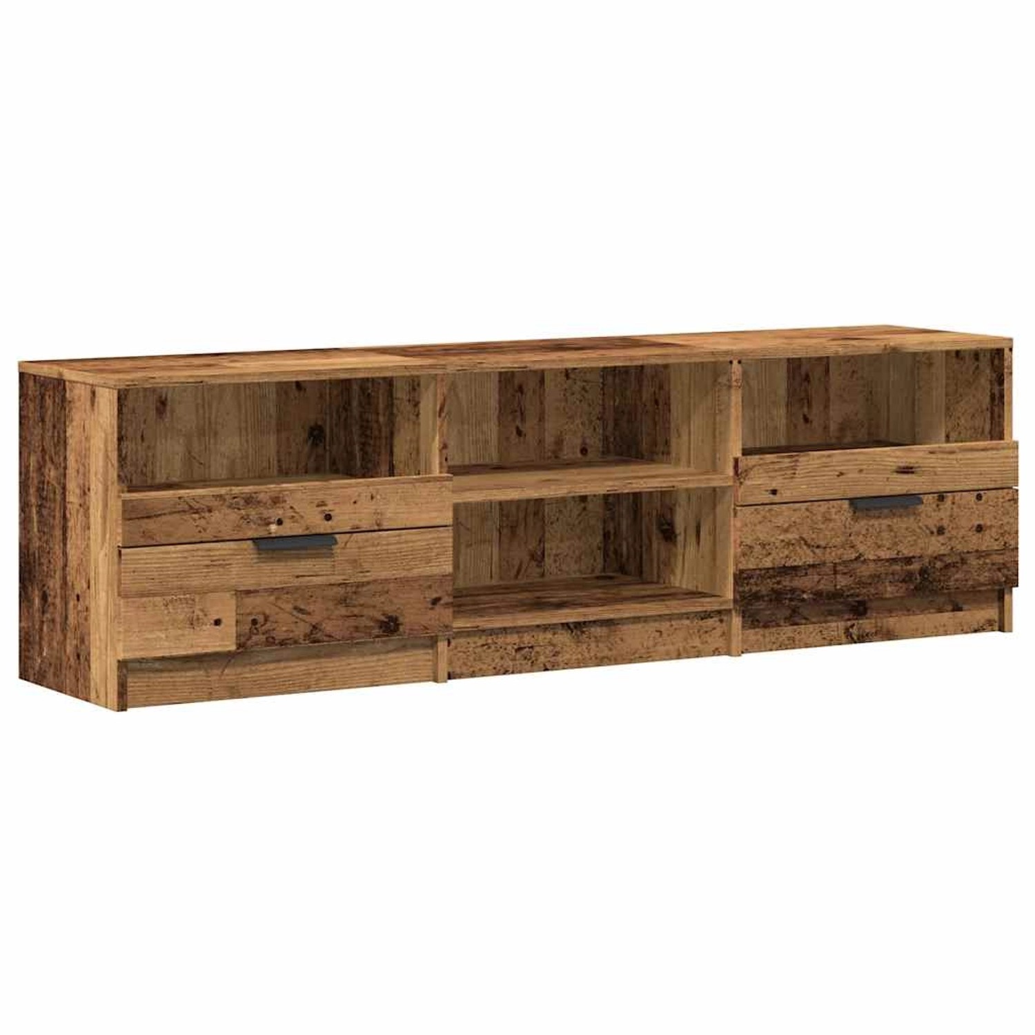 vidaXL TV-Schrank Altholz-Optik 150x33,5x45 cm Holzwerkstoff 856852 günstig online kaufen
