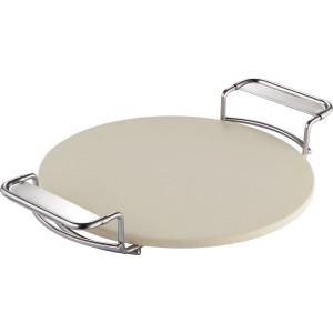 Pizzastein mit Edelstahlgestell für Grills mit Modular System.