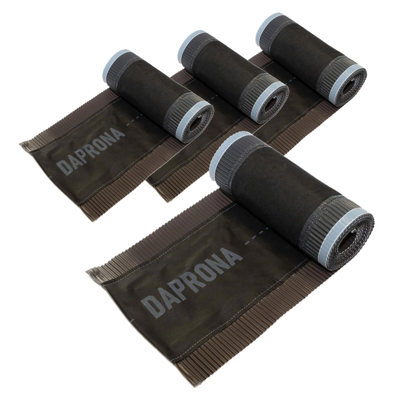 Daprona Firstband Alu 4x 5m x 180mm Braun zuverlässige Abdichtung Dachfirst