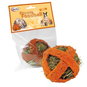 Quiko Snack Foodball Karotte, Nager-Ergänzungsfutter für Spiel und Knabberspaß.