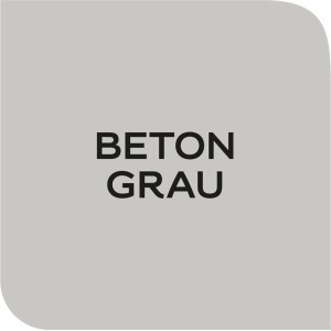 Farbmuster Beton-Grau für Dulux Fresh Up Lack, geeignet für Möbel, Küchen und Türen.