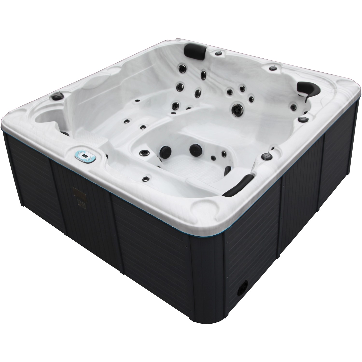 Nordlys Ganzjahres-Whirlpool Coral / 2 Liegen / 3 Sitzflächen günstig online kaufen