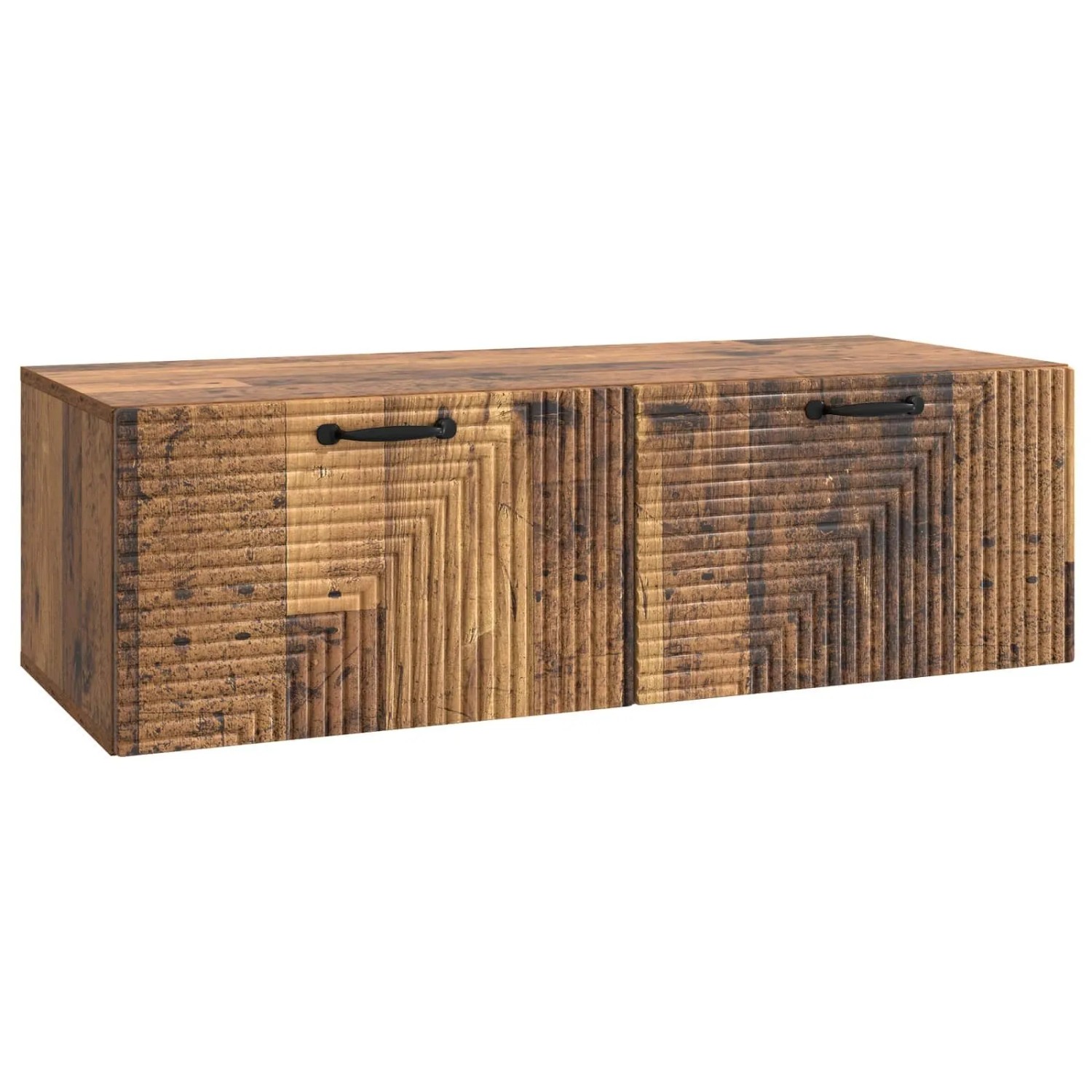 vidaXL Wandmontierter TV-Schrank Altholz 98 x 41 x 30 cm Holzwerkstoff 898703