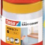 Tesa Easy Cover Perfect+ M Abdeckfolie mit Klebeband im Spender.