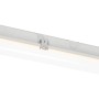 Graue Eglo LED-Wannenleuchte Expert Prime, 119 cm, für Feuchträume und Außenbereiche.