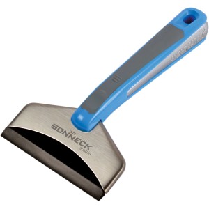 Sonneck Eiskratzer S201 mit blau-grauem Griff und Metallblatt zum Entfernen von Eis.