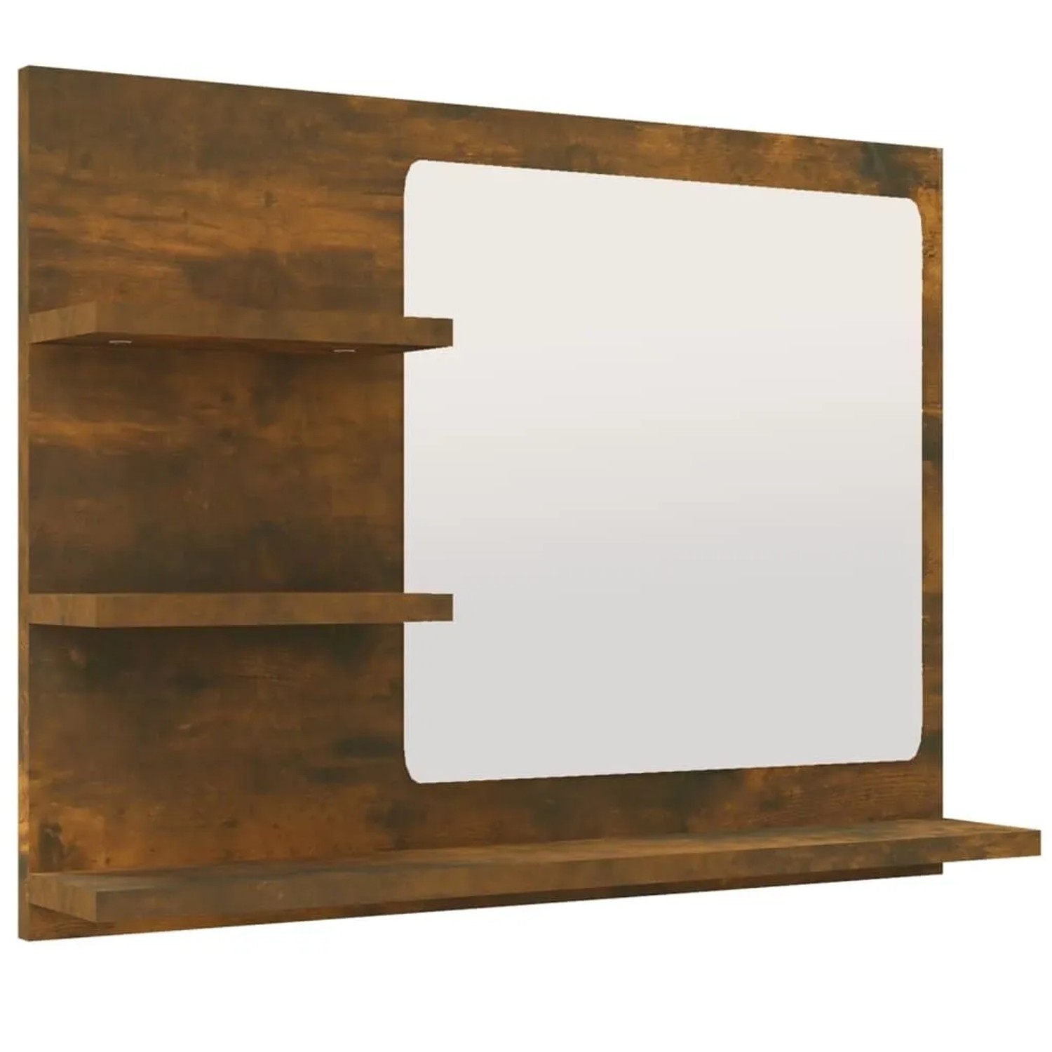 vidaXL Badspiegel Räuchereiche 60x10,5x45 cm Holzwerkstoff 815660