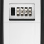 Abus KeyGarage 787 B/SB Schlüsseltresor mit Zahlencode, weiß/schwarz.