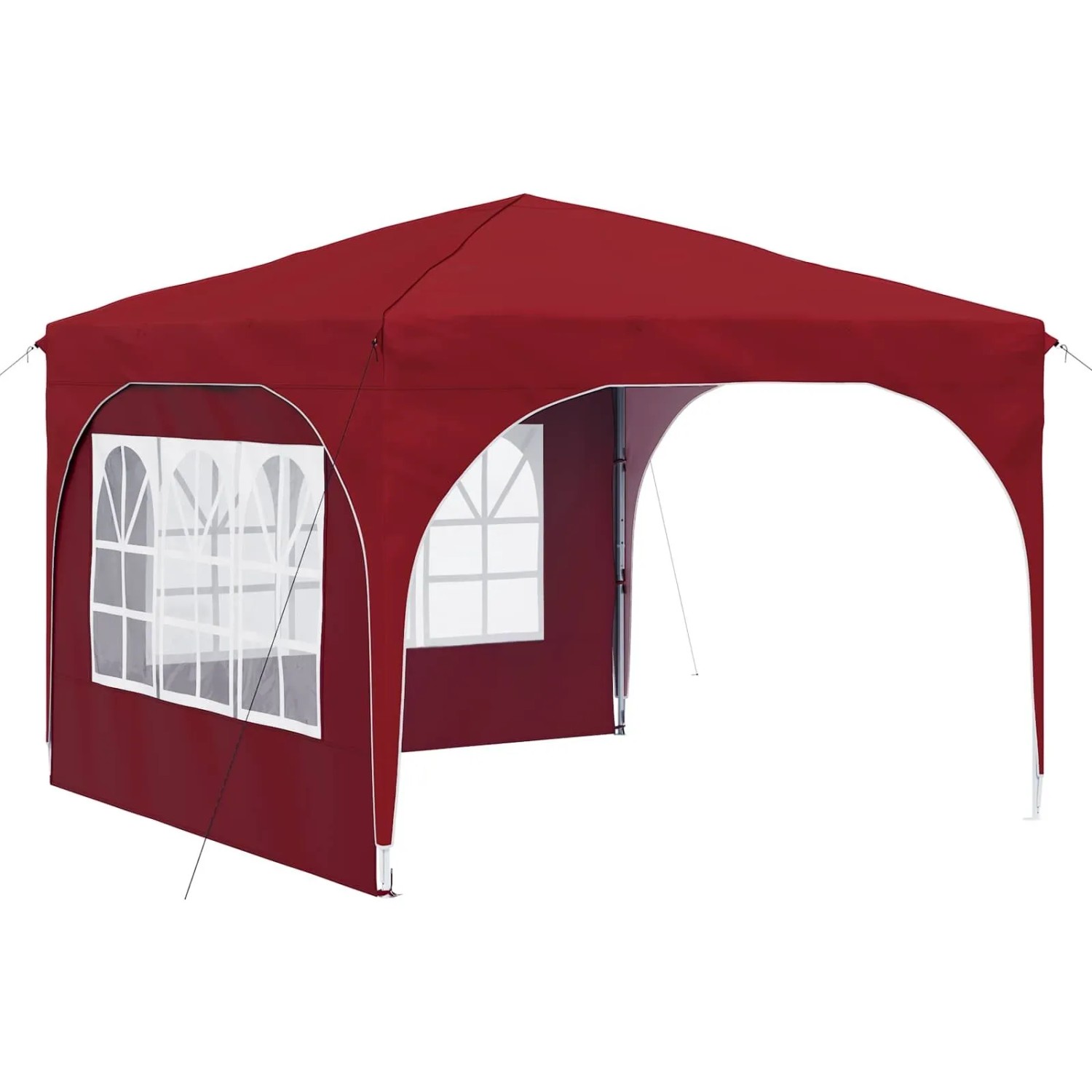vidaXL Pop-Up Partyzelt 290 x 290 x 245 cm Bordeauxrot 42019862