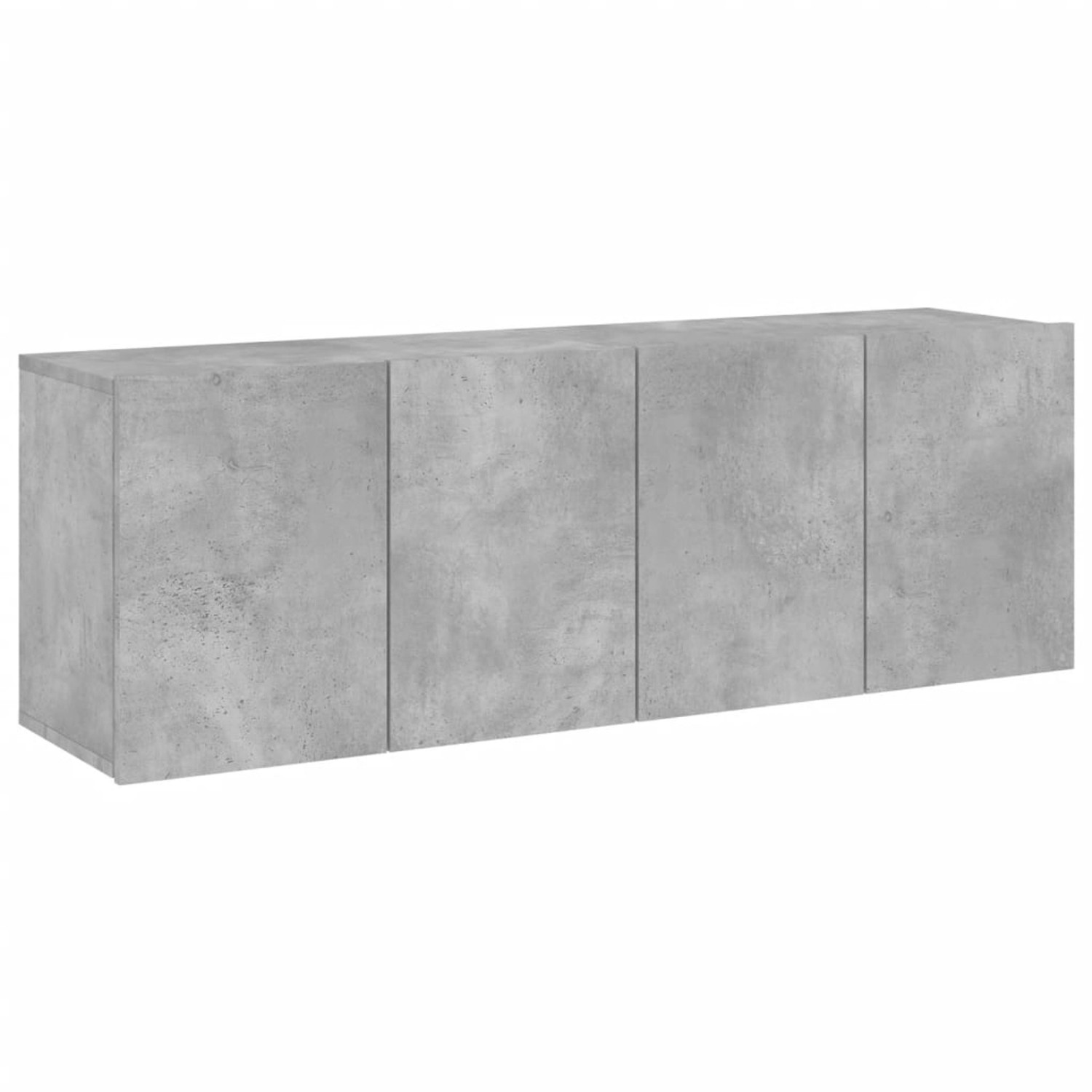 vidaXL TV-Wandschränke 2 Stk Betongrau 60x30x41 cm 836945