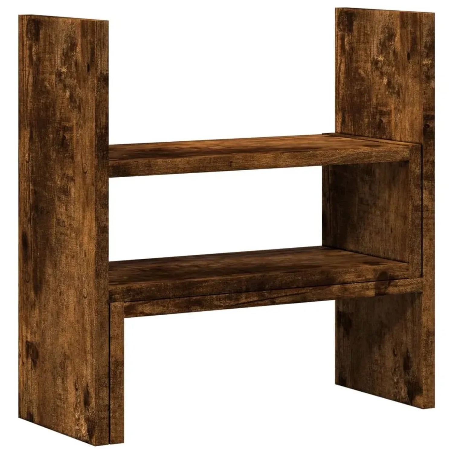 vidaXL Schreibtisch-Organizer Verstellbar Räuchereiche 40x17x41 cm 854764