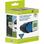 Schwaiger Energiekostenmessgerät STEM1044 für Balkonkraftwerke mit Display in Verpackung.