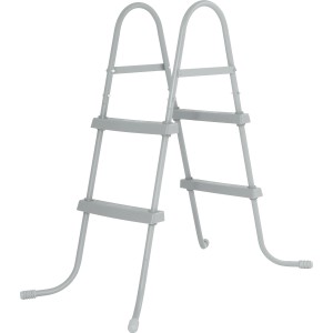 Bestway Poolleiter, 2-stufig, Sicherheitsleiter für Pools, leichter Einstieg ins Schwimmbecken.