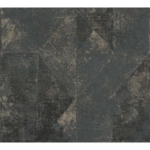 Bricoflor Vliestapete Premium Wall 2 389767 mit geometrischem Muster in Grau und Beige.