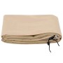 vidaXL Winterschutz für Pflanzen, 5 Stk., beige, 1,8x1,2m, aus Vliesstoff mit Kordelzug.