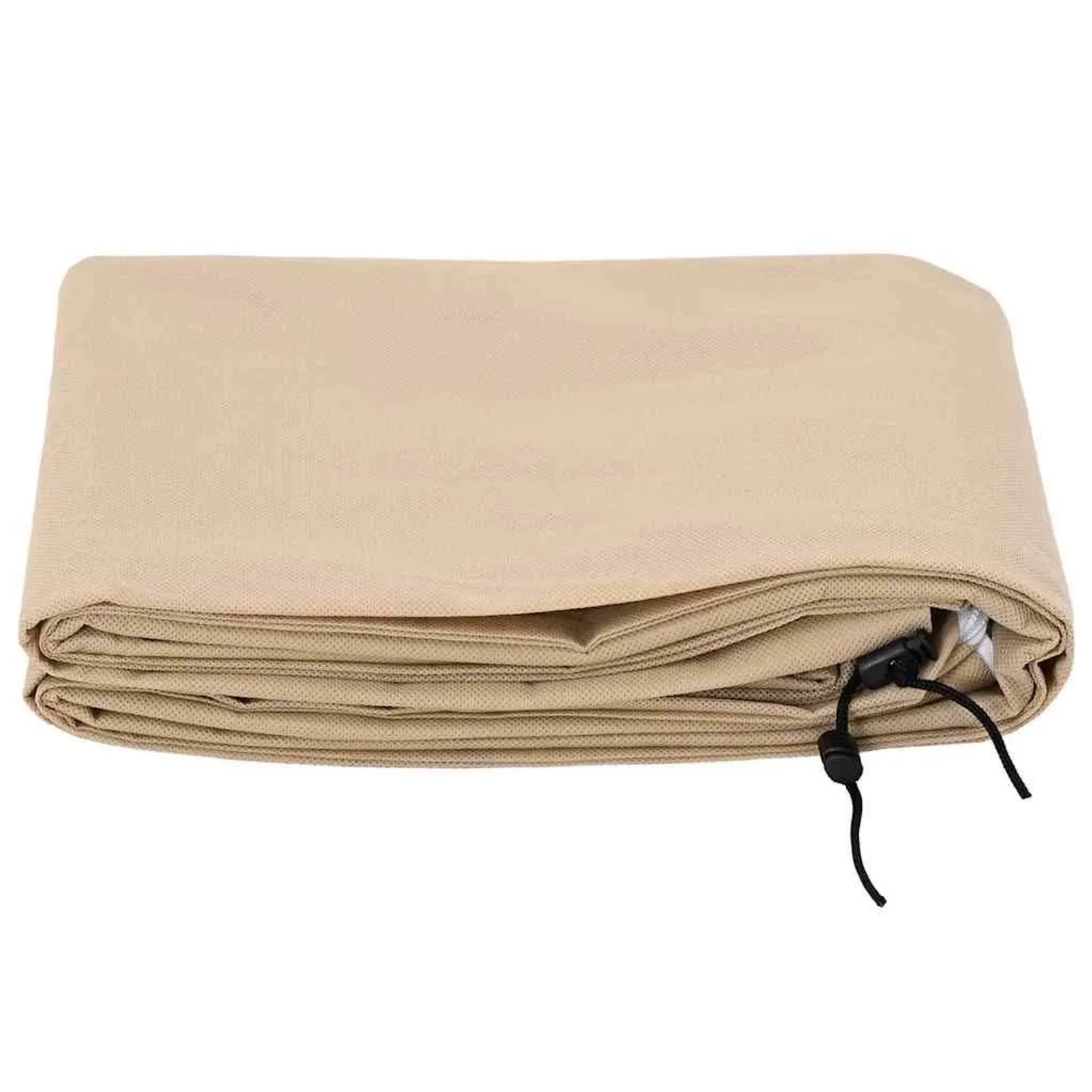 vidaXL Winterschutz für Pflanzen, 5 Stk., beige, 1,8x1,2m, aus Vliesstoff mit Kordelzug.