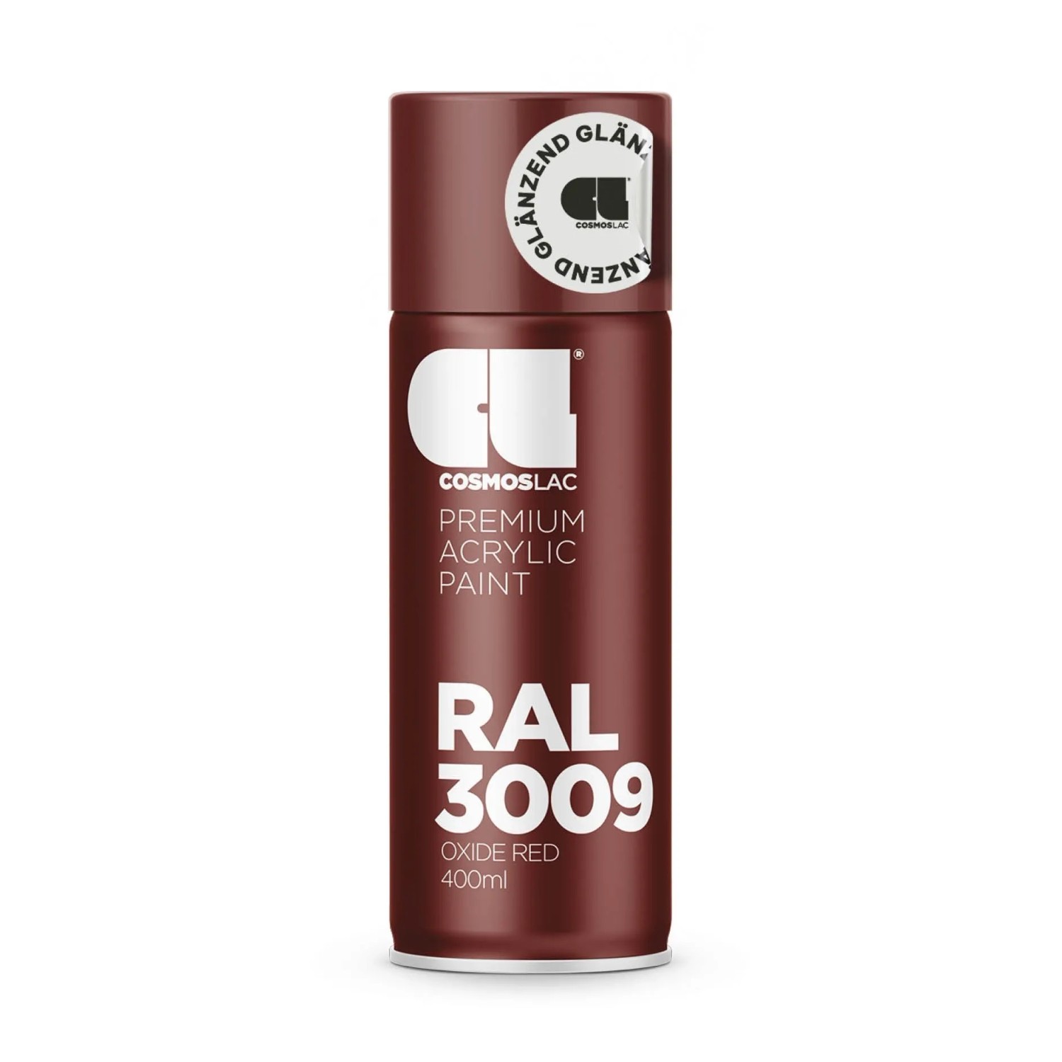 COSMOS LAC Acryllack Sprühdose in Vielen RAL Farbtönen  400ml Spraydose Perfekt für DIY Upcycling  RAL 3009 Oxidrot