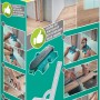 wolfcraft Einpass-Set für Laminat und Designboden: Universalwinkel, Konturenlehre, Laminateinpasser im Set.