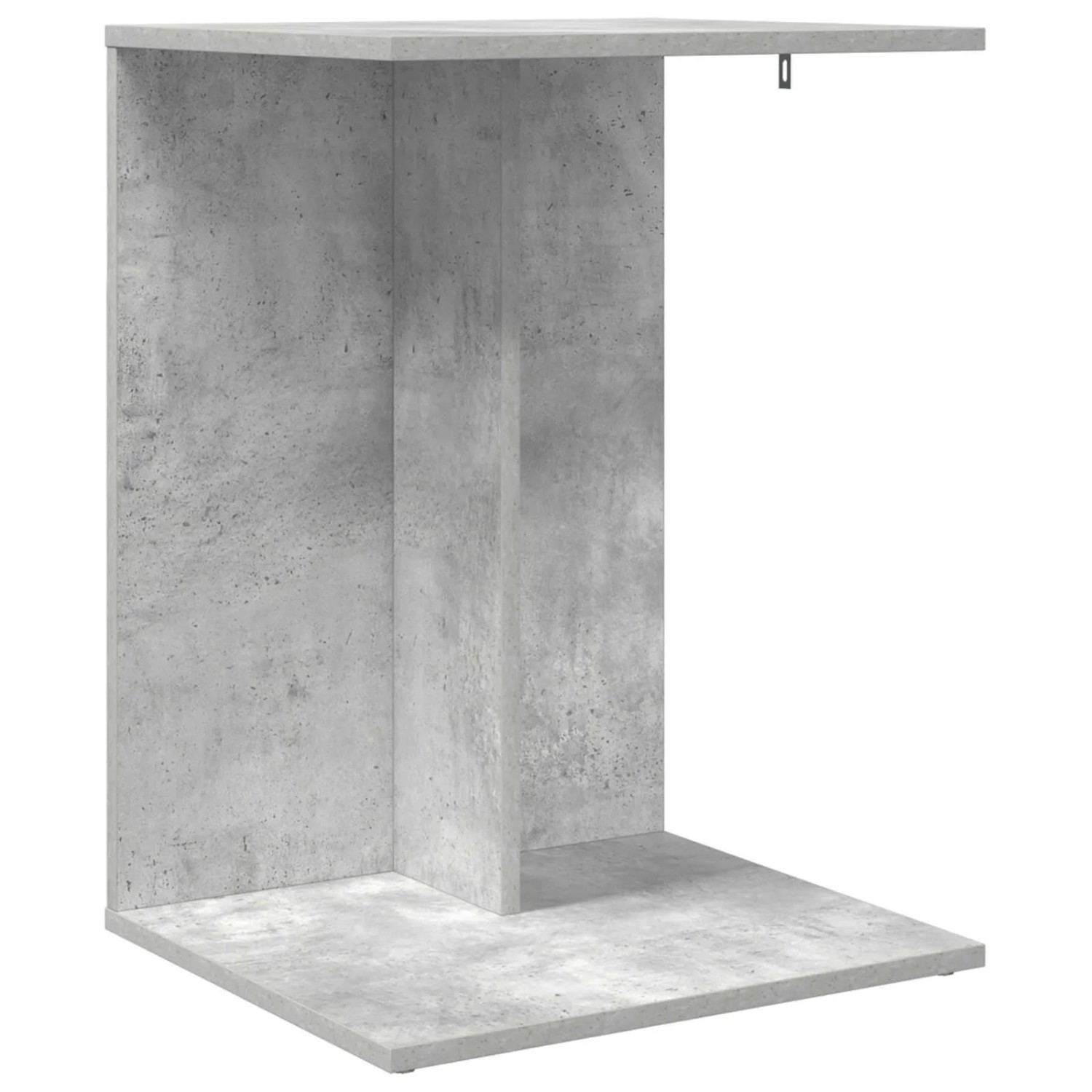 vidaXL Beistelltisch Beton Grau 45 x 40 x 62,5 cm Holzwerkstoff 8000359