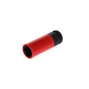 Gedore Kraftschraubereinsatz R63042116, 21 mm, mit roter Schonhülse für Alufelgen.