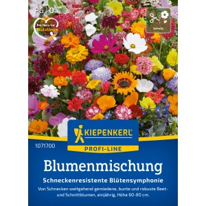 Kiepenkerl Blumenmischung Schneckenresistente Blütensymphonie mit bunten Sommerblumen.