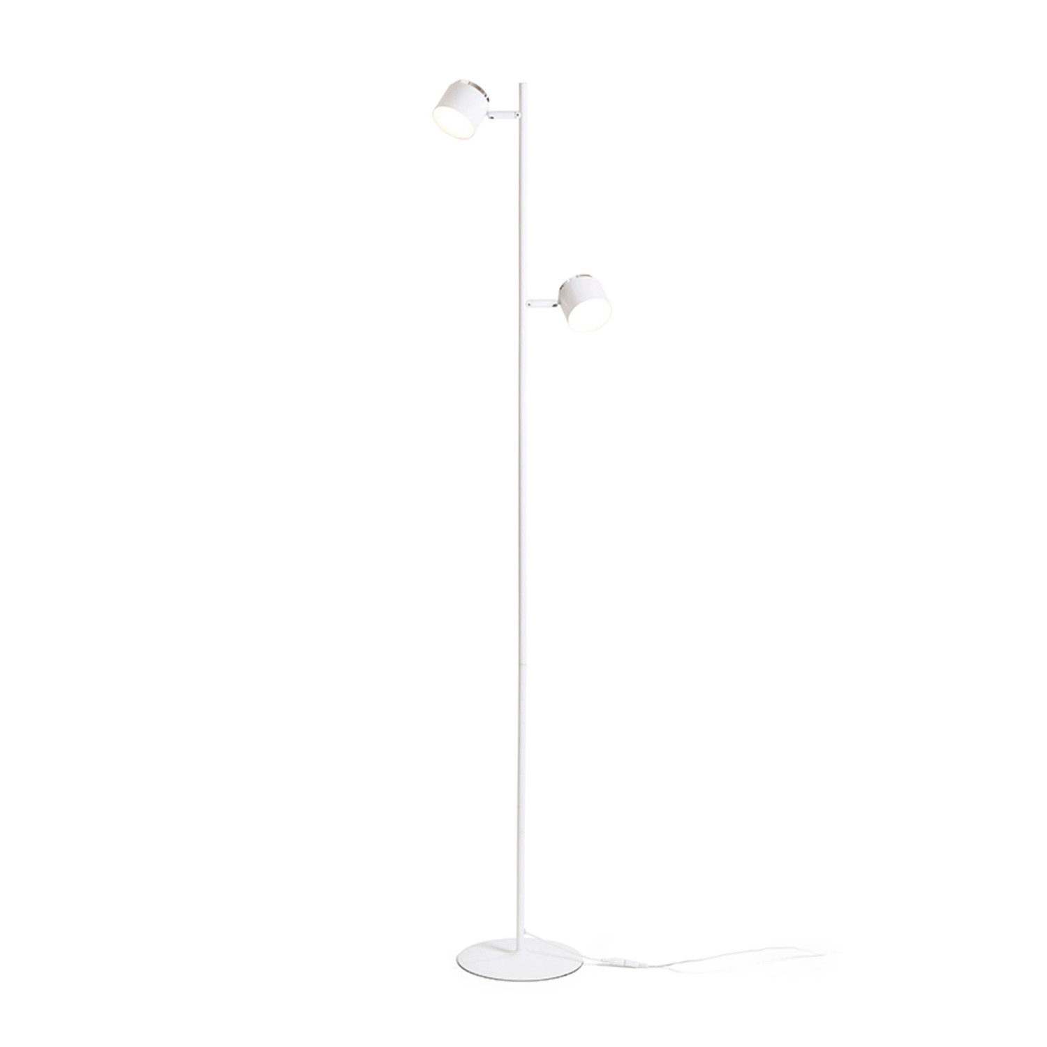 Rendl STEHLEUCHTE NOVA II Weiß Chrom 5 W