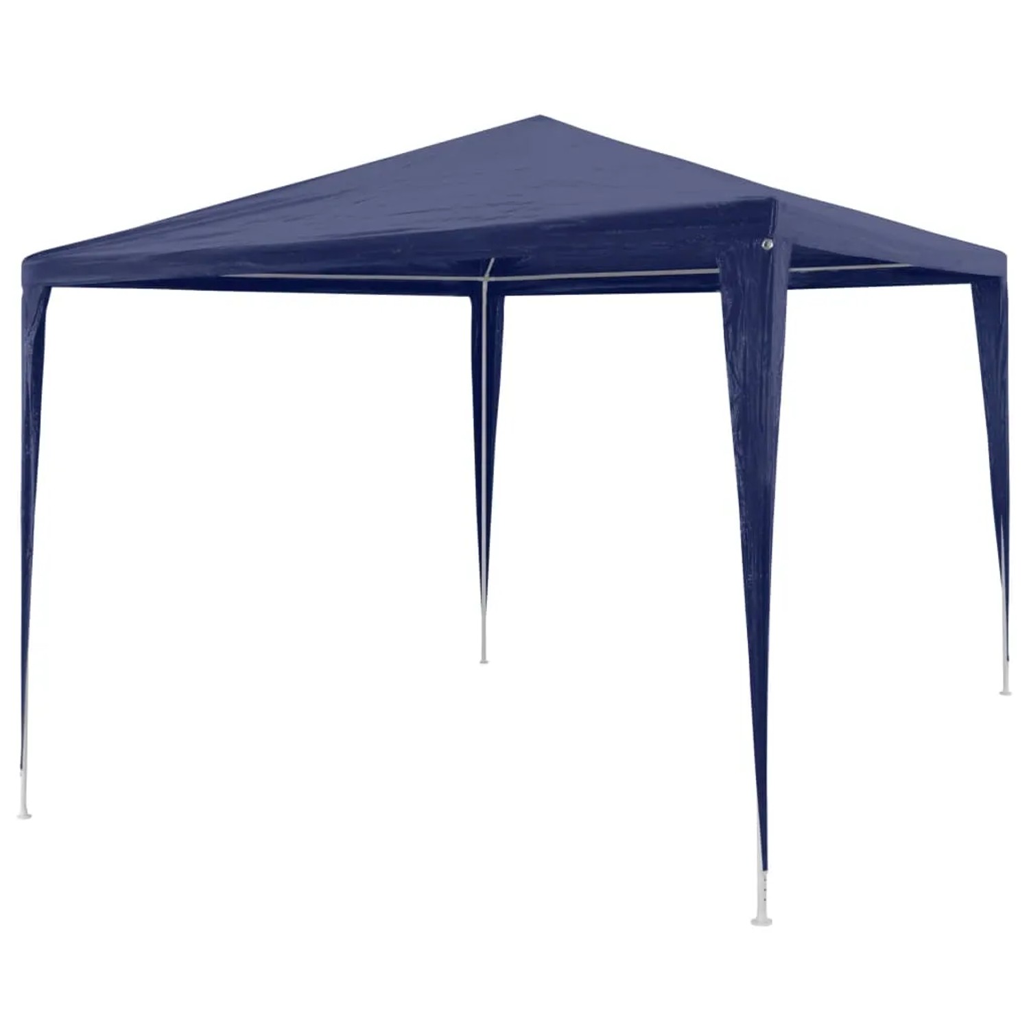 Blaues 3x3 m Partyzelt von vidaXL, ideal für Gartenpartys und als Sonnenschutz.