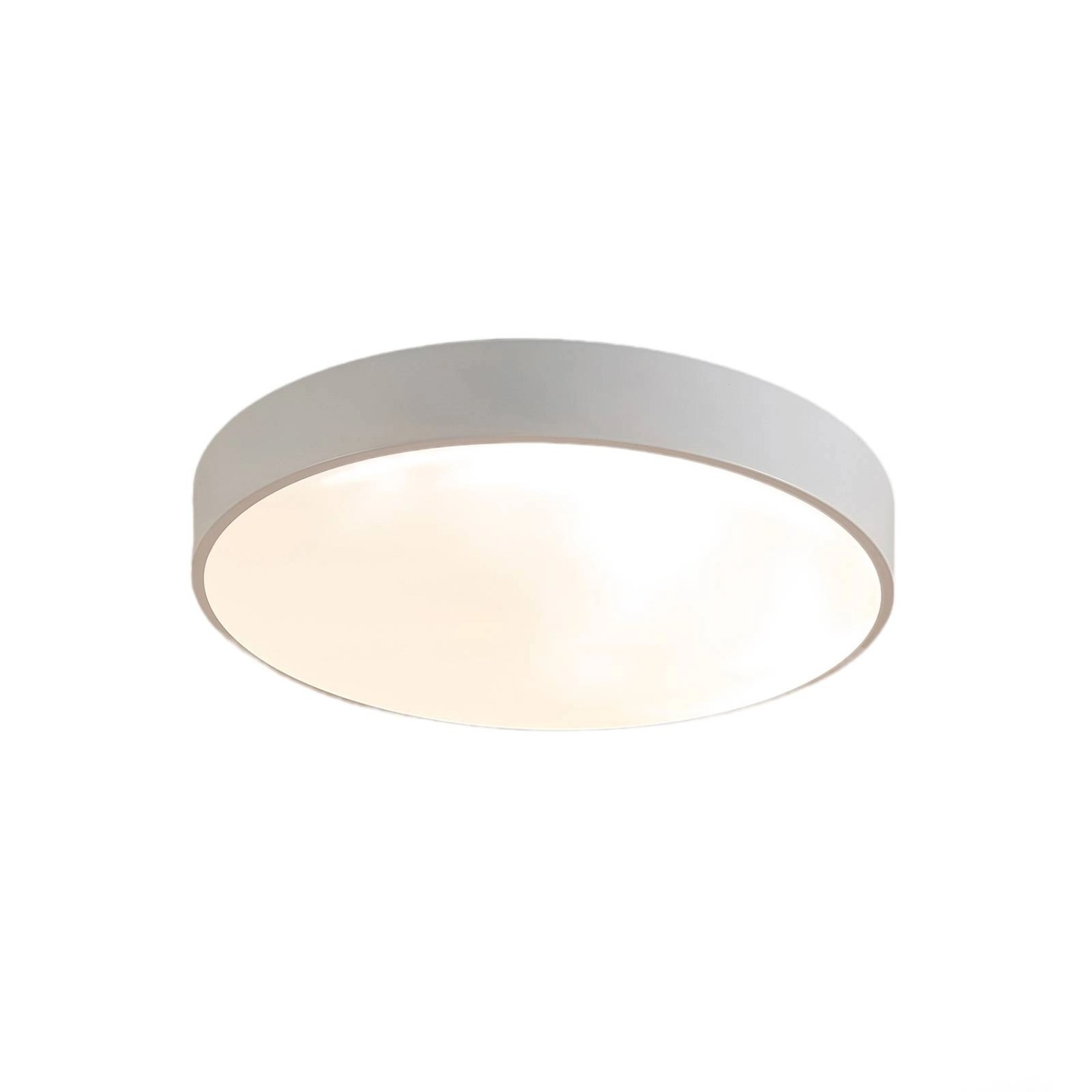 Lindby LED Deckenleuchte Simera 9639305 Dimmbar Modern in Weiß 1-flammig Wo günstig online kaufen