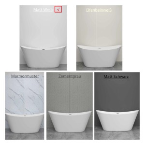 Duschparadies 380 x 210cm Duschrückwand Duschrückwände Wandverkleidung Premium Aluverbundplatte 3mm Fliesenersatz Matt Weiß 4 Stück Zusammenbau