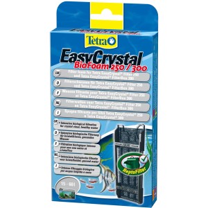 Tetra EasyCrystal BioFoam 250/300 Filterschwamm für Aquarienfilter, Verpackung.