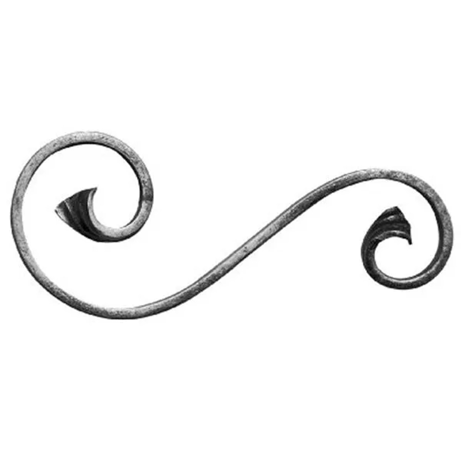 FeNau S-Schnecke Maße 205x85 mm Material 12x5 mm Stahl S235JR Roh Links