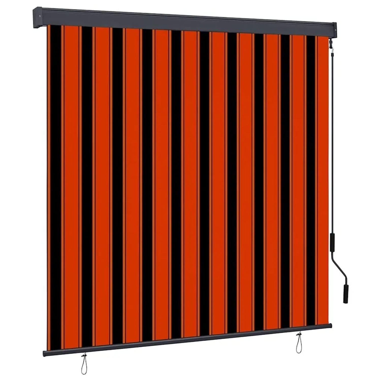 vidaXL Rollo Orange und Braun 180 x 250 cm Stoff und Aluminium 362086 günstig online kaufen