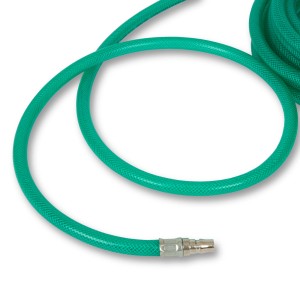 EBERTH Druckluftschlauch, 10m, mit Kupplung. Ideal für Kompressoren und Druckluftwerkzeuge.