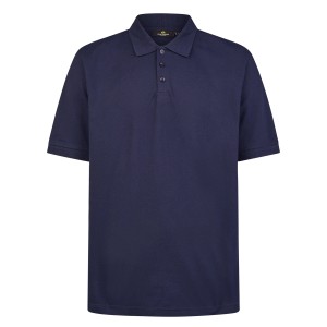Marineblaues Hans Schäfer Workwear Polo-Shirt Gr. L aus Baumwolle.