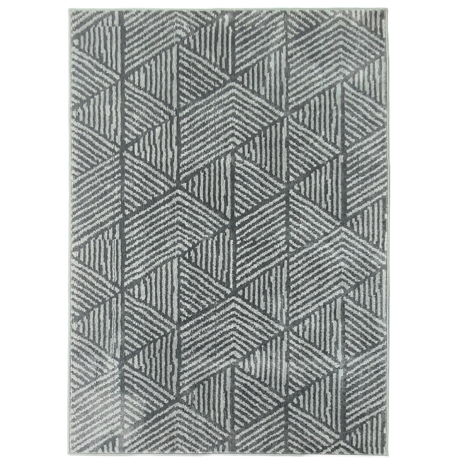 HOMCOM Teppich Kurzflor Wohnzimmerteppich im Modern Stil Flächenteppich günstig online kaufen