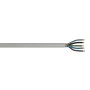 Graue XBK Mantelleitung NYM-J 5x16 mm² mit fünf farbigen Innenleitern.
