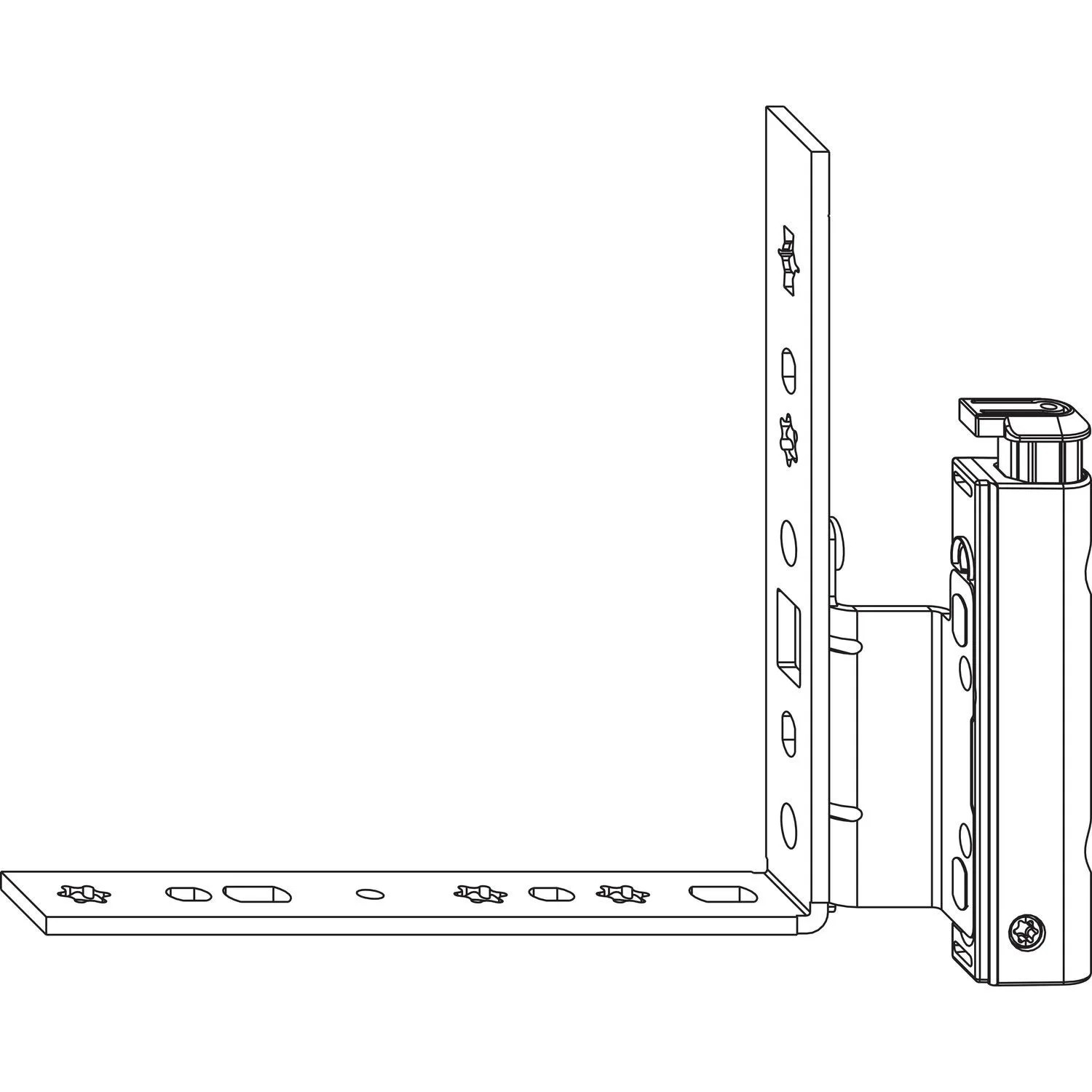 Maco Falzecklagerband Dt130 mit Überschlagsverschraubung 12/18- 9mm Silber Rechts