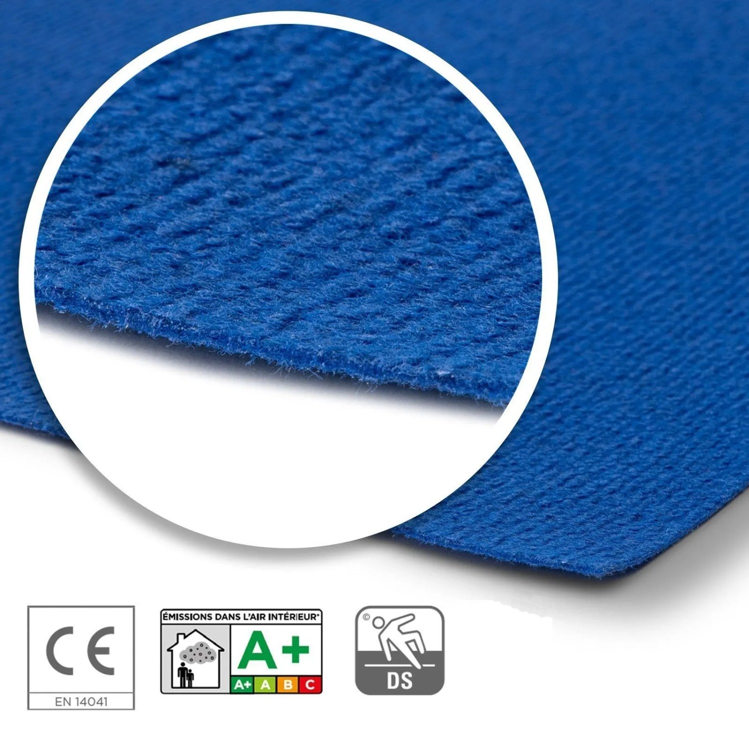 Floordirekt Messeteppich Sintra Pflegeleichter Gangläufer Blau 200 x 450 cm_3