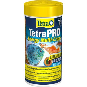 TetraPro Energy Multi-Crisps Fischfutter-Granulat, 250ml Dose.