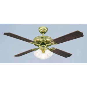 Westinghouse Deckenventilator Monarch Trio, 132 cm, mit Beleuchtung und Zugketten.