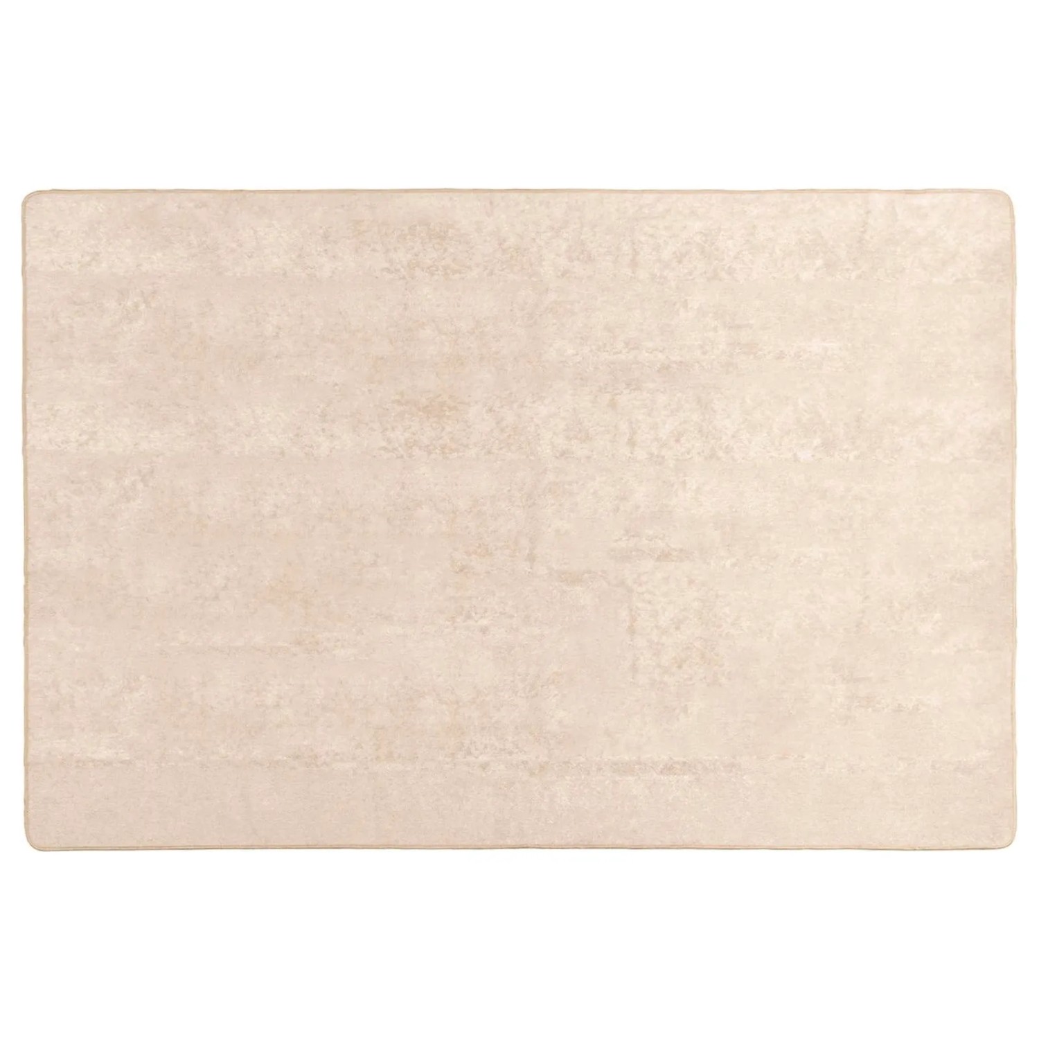 vidaXL Teppichläufer MARSA Creme 170 x 120 cm Polyester und PVC 42023068