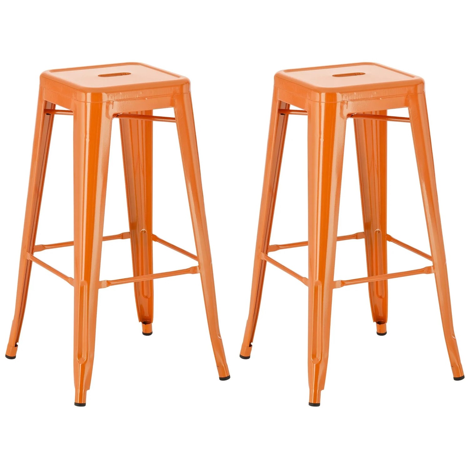 CLP 2er Set Barhocker Joshua Orange
