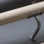Handlauf mit Edelstahl Halbschalen-Set zur Montage an Treppen & Geländer.