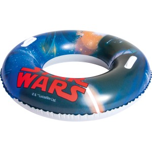 Schwimmring Star Wars, 80 cm Durchmesser, mit coolem Weltraum-Motiv für Badespaß.