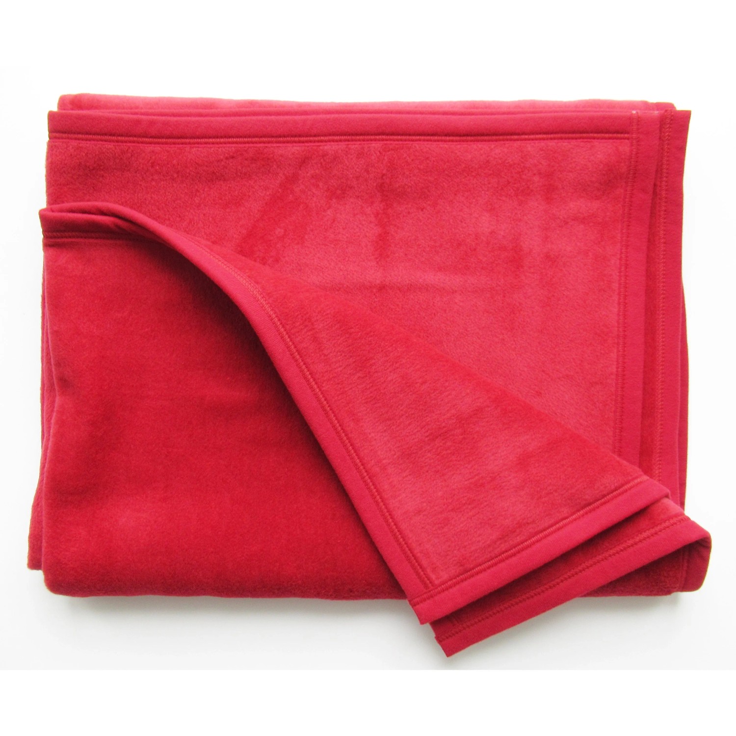 Heim Kuscheldecke 150 x 200 cm Rot waschbar