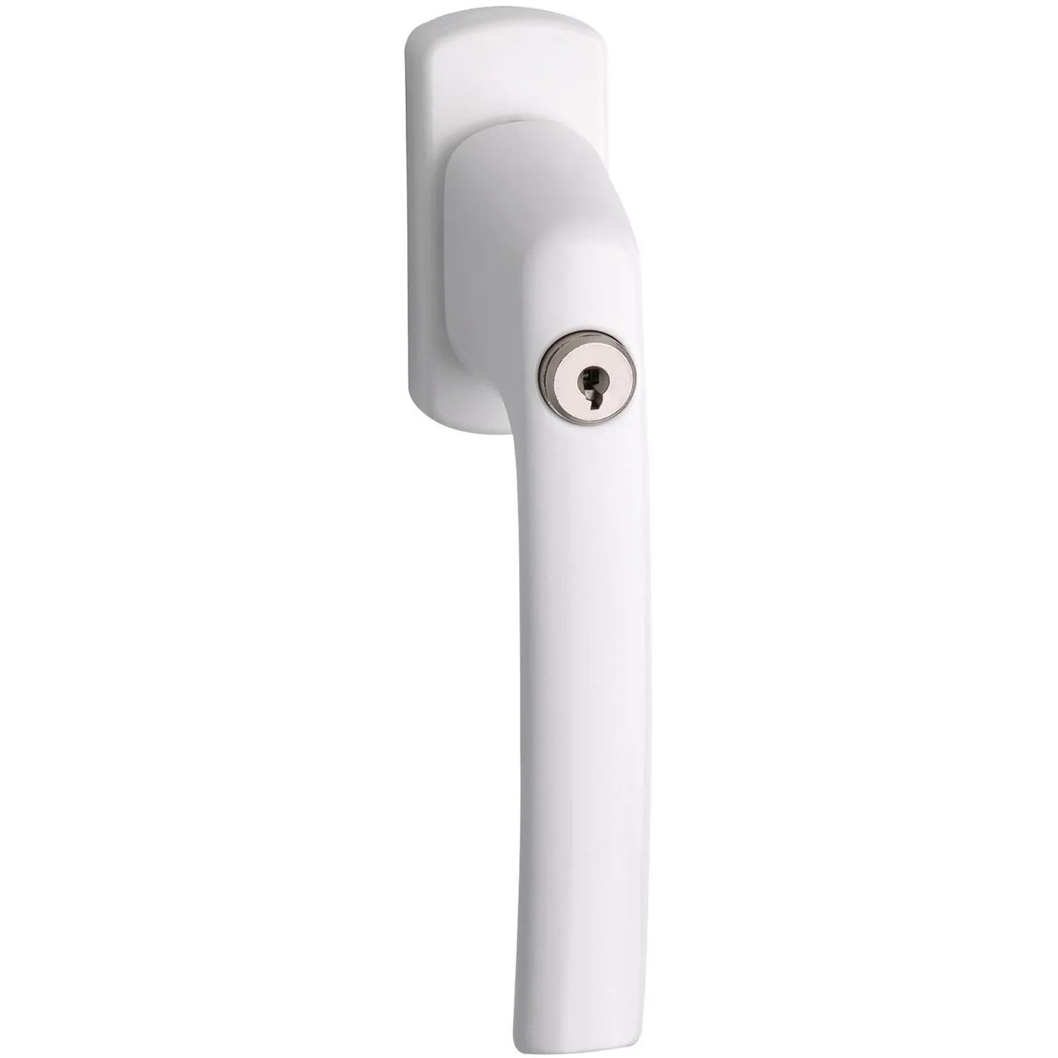 Maco Fenstergriff Harmony Sperrzylinder Vk 7x43mm Alu Weiß