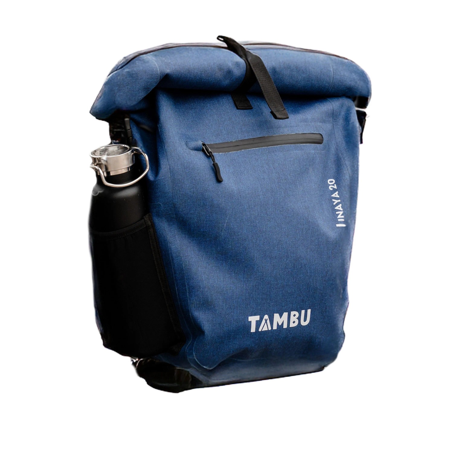 TAMBU Fahrradtasche INAYA 20 20, 32 x 14 x 60 cm Wasserabweisend mit Rolltop
